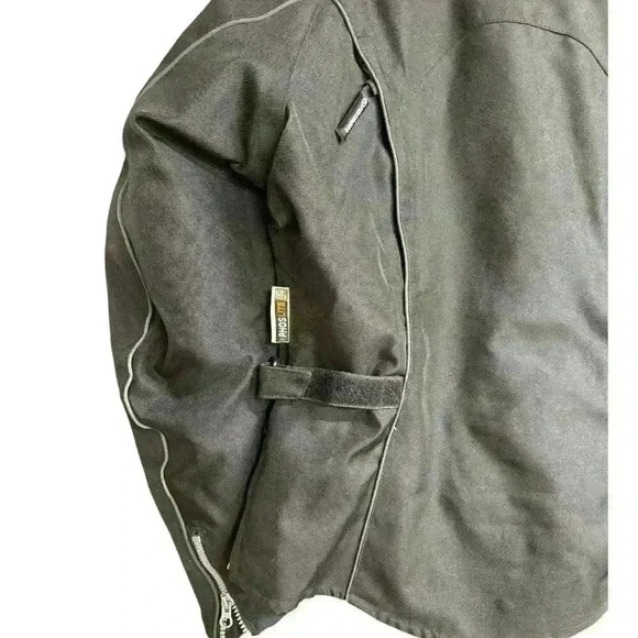 FIELDSHEER Womens Black PhosLite Padded Armor with Venting Motorcycle Jacket 8 - Picture 9 of 16
